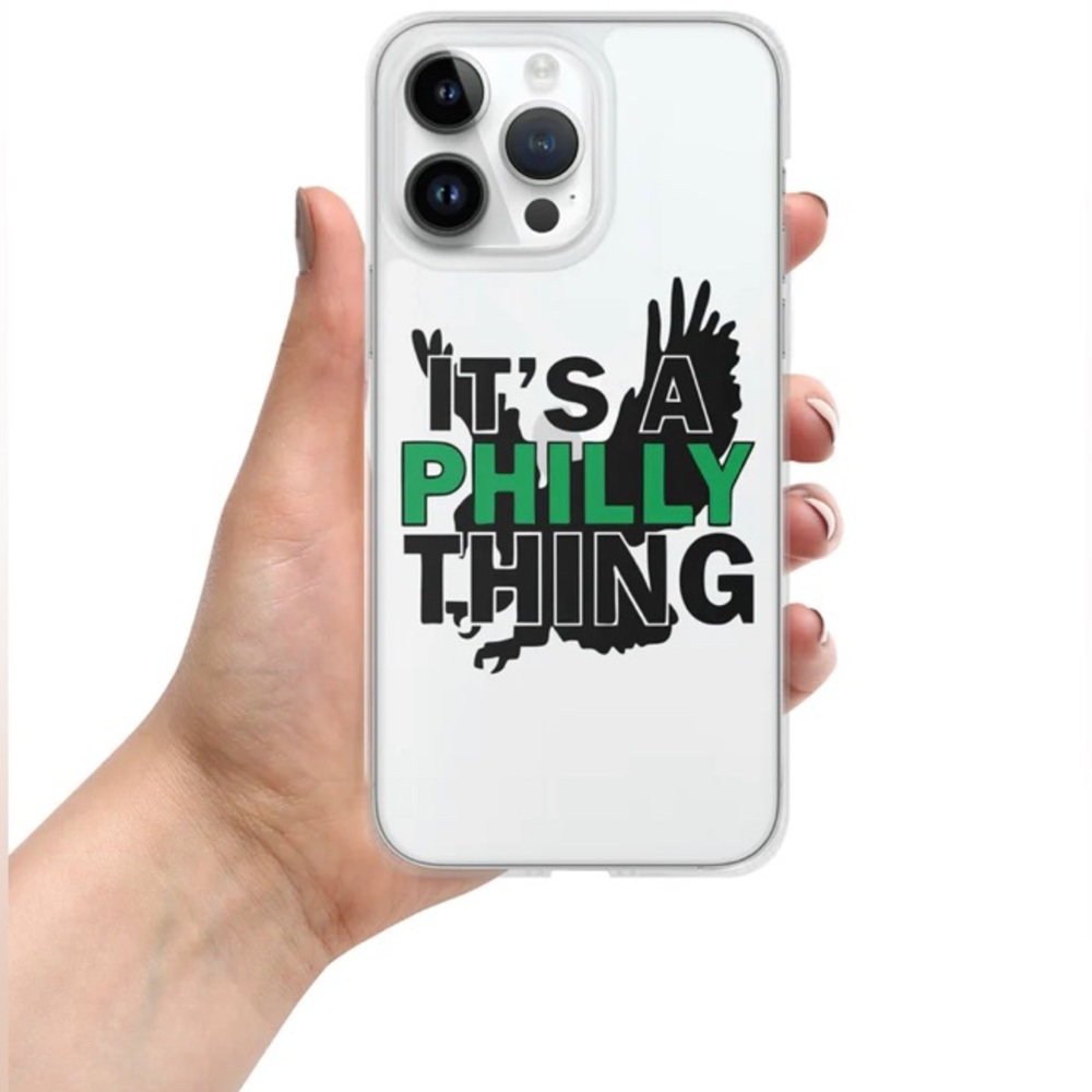 CUSTOM PHILLY EAGLE iPhone case-Various Size
13-16 PRO MAX (Name can Be Added)
